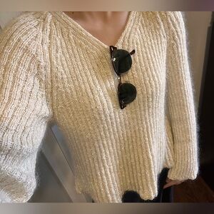 Arket Cozy Cream Knit Sweater
